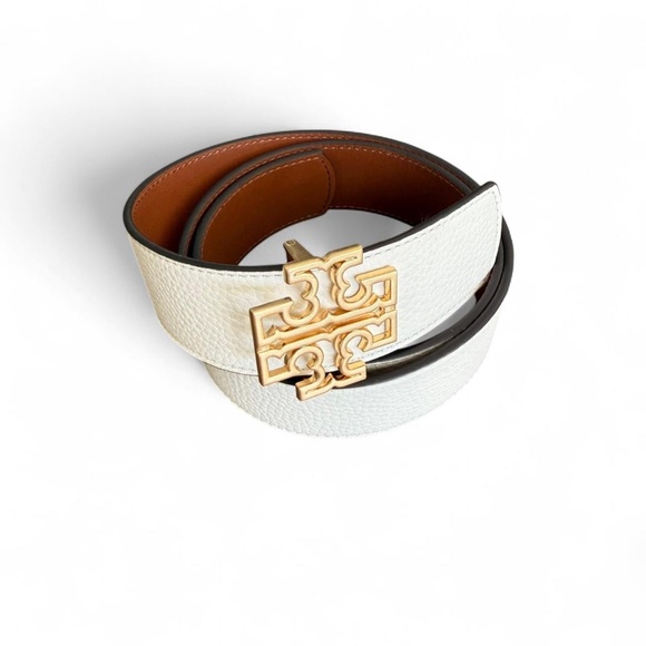 TORY BURCH | Reversible belt - Ivory/Tan SMALL main image 7